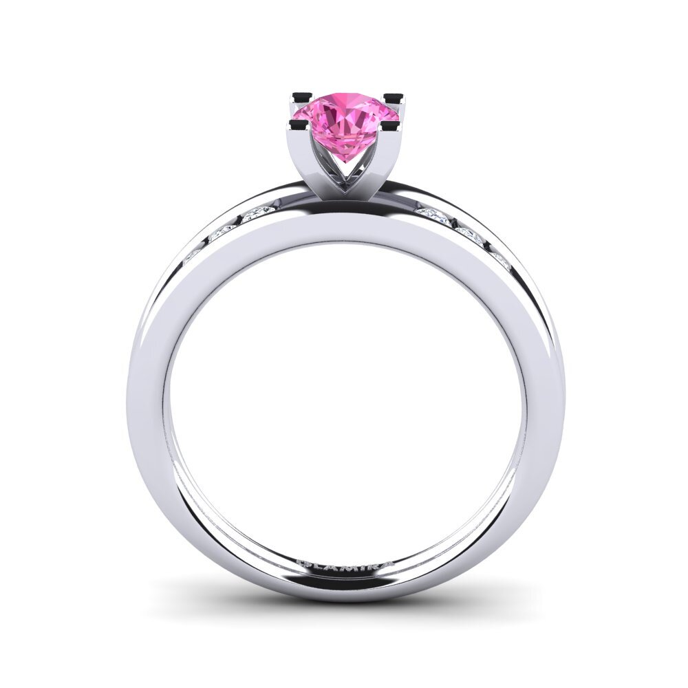 Topacio Rosa Anillo de compromiso Bayamine