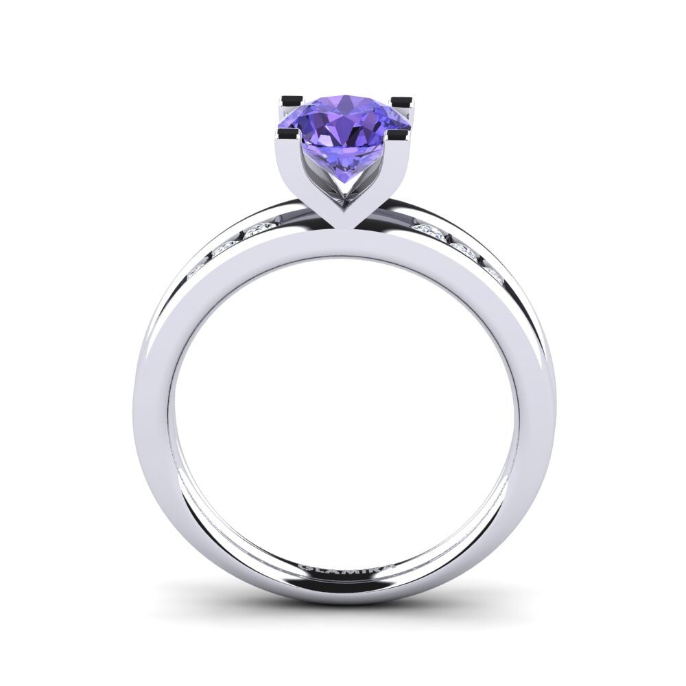 Tanzanite Engagement Ring Bayamine 1.0 crt