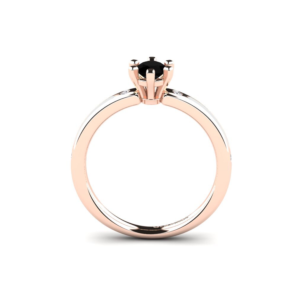 Black Onyx Engagement Ring Beniamina