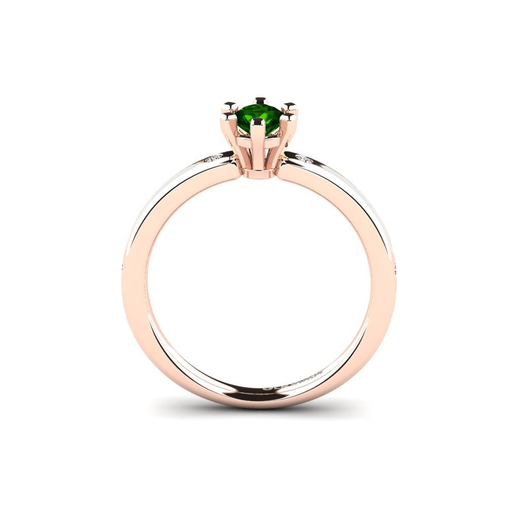 Green Tourmaline Engagement Ring Beniamina