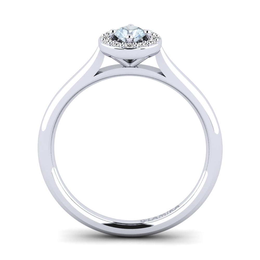 Aquamarine Engagement Ring Brianna