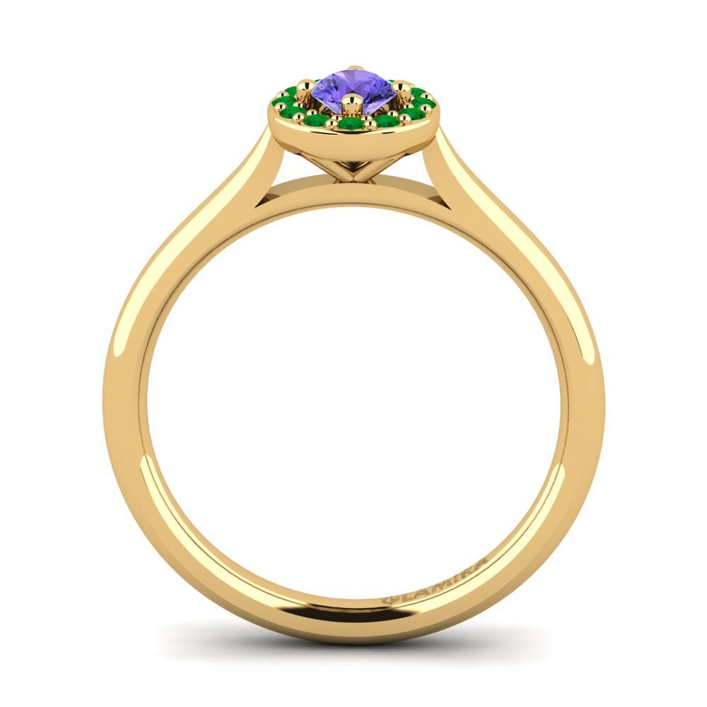 14ct Yellow Gold Tanzanite Engagement Ring Brianna