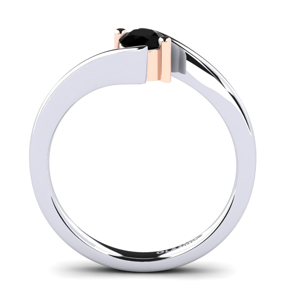 Diamante Negro Anillo de compromiso Bridal Element