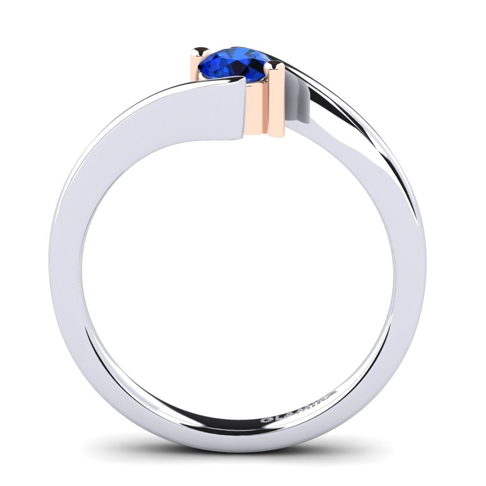 祖母綠寶石（人造） 訂婚戒指 Bridal Element