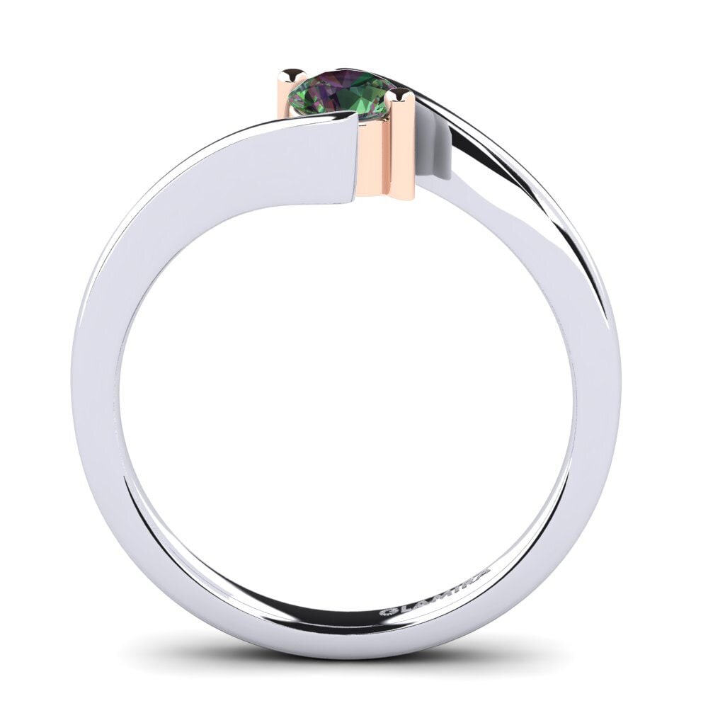 Topázio Místico Anel de Noivado Bridal Element