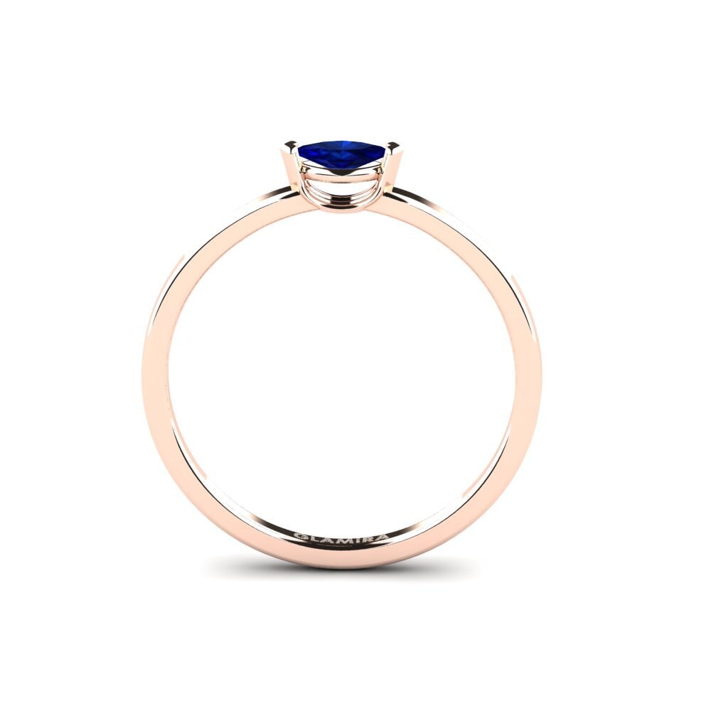 14ct Rose Gold Sapphire Engagement Ring Carcason