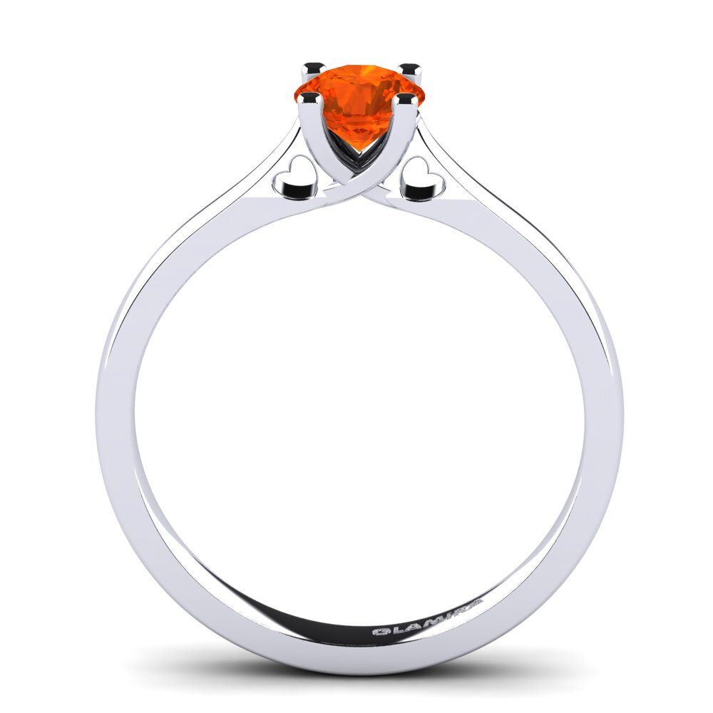 Ópalo Fuego Anillo de compromiso Céline 0.5 crt
