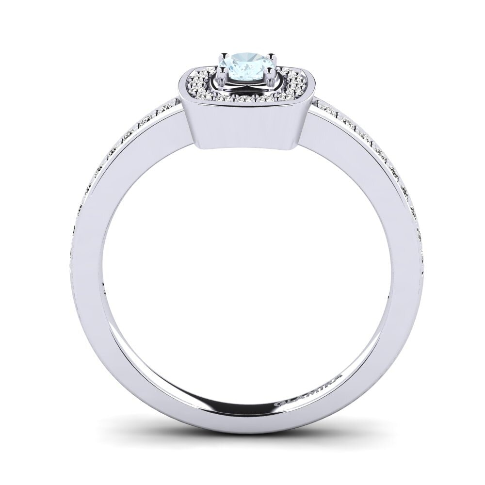 Aquamarine Engagement Ring Claire