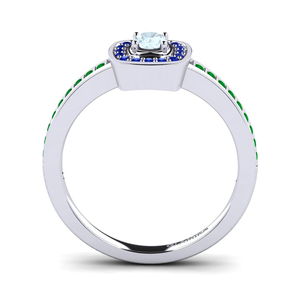 Aquamarine Engagement Ring Claire