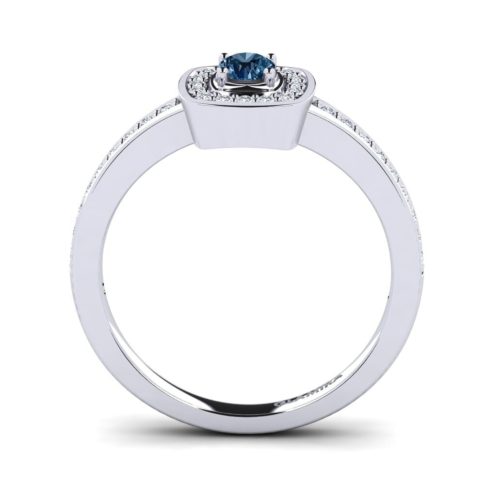 Diamant Bleu Bague de fiançailles Claire
