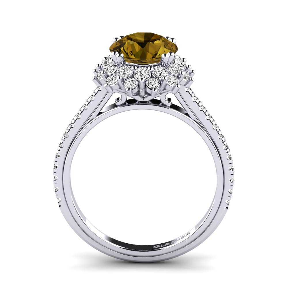 Circón Marrón Anillo de compromiso Daffney 2.0 crt