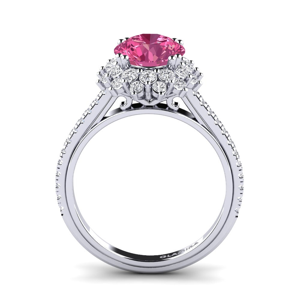 Pink Tourmaline Engagement Ring Daffney 2.0 crt