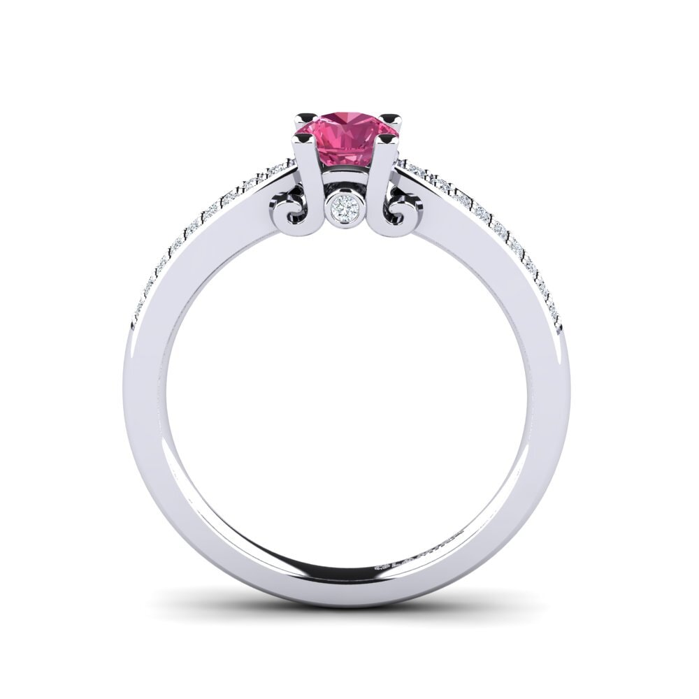 Pink Tourmaline Engagement Ring Donielle