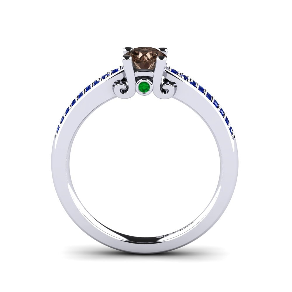 Smoky Quartz Engagement Ring Donielle