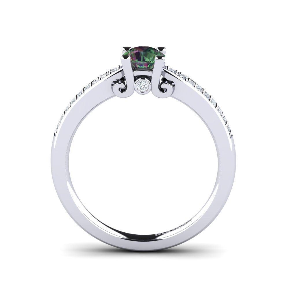 Mystic Topaz Engagement Ring Donielle