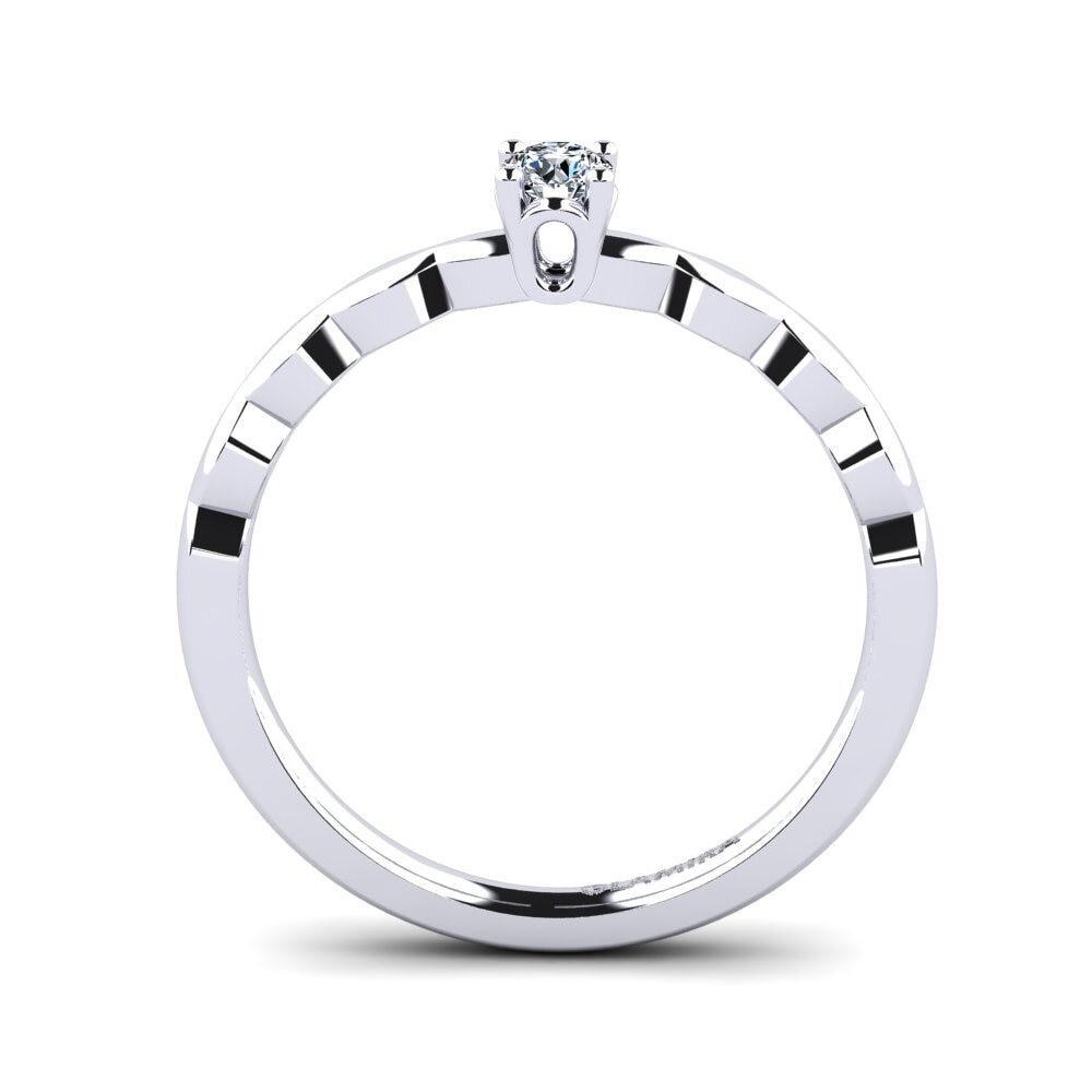 Zirconia Engagement Ring Effie 0.1 crt