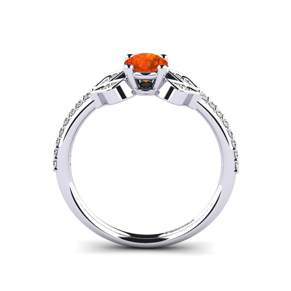 Ópalo Fuego Anillo de compromiso Elide