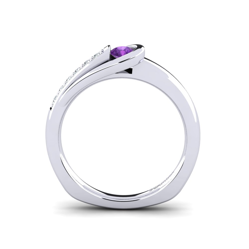 Amethyst Engagement Ring Genifer