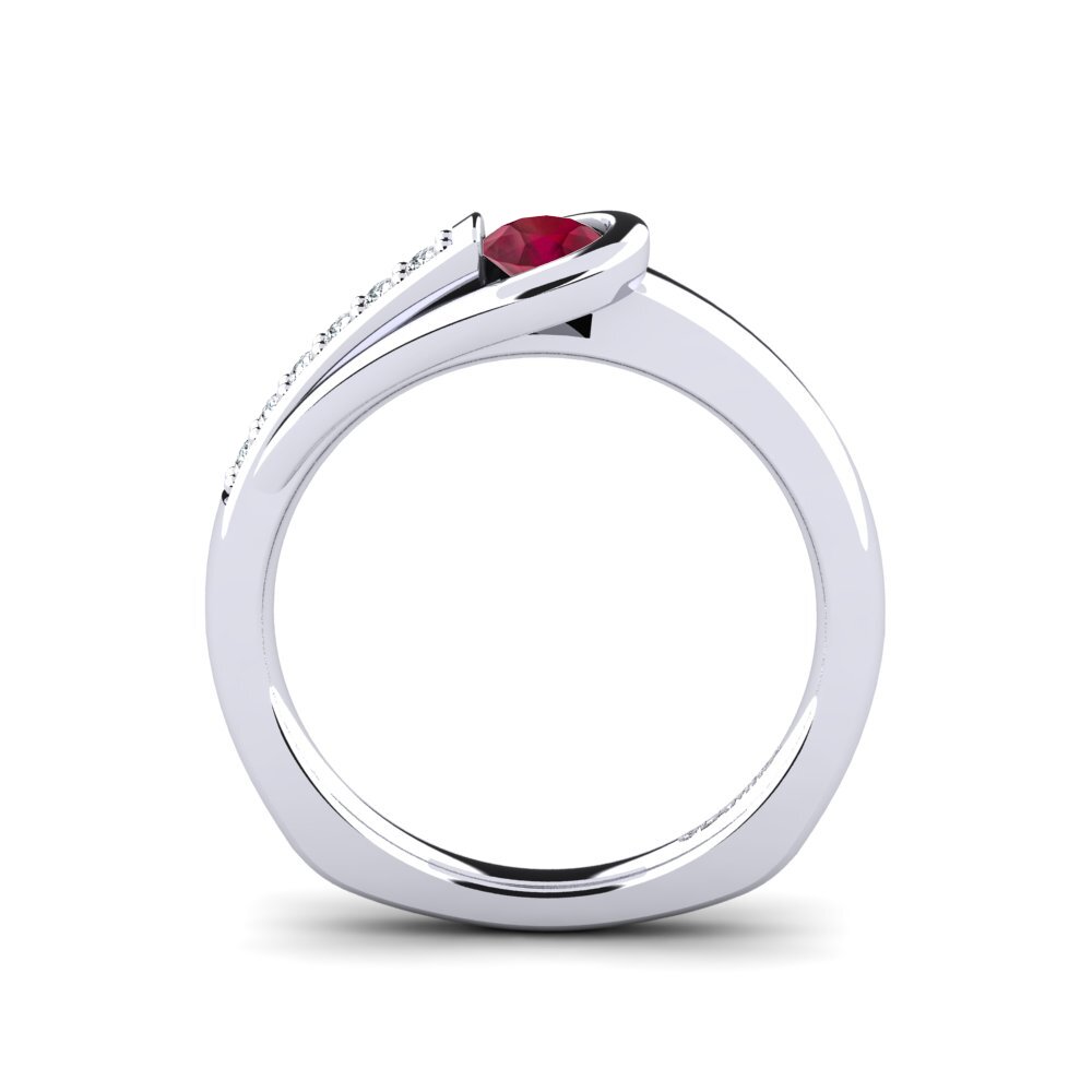 Rubin Verlobungsring Genifer 0.25 crt