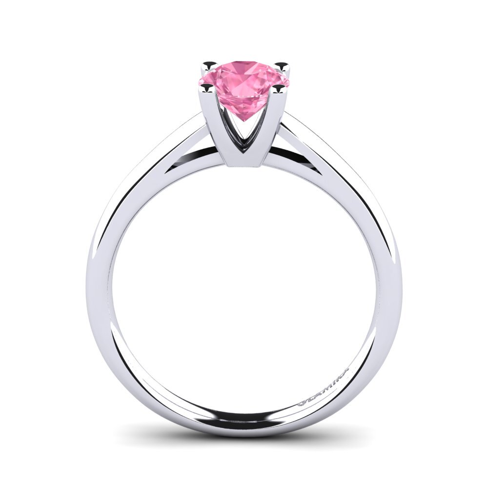 Zafiro Rosado Anillo de compromiso Grace 1.0crt