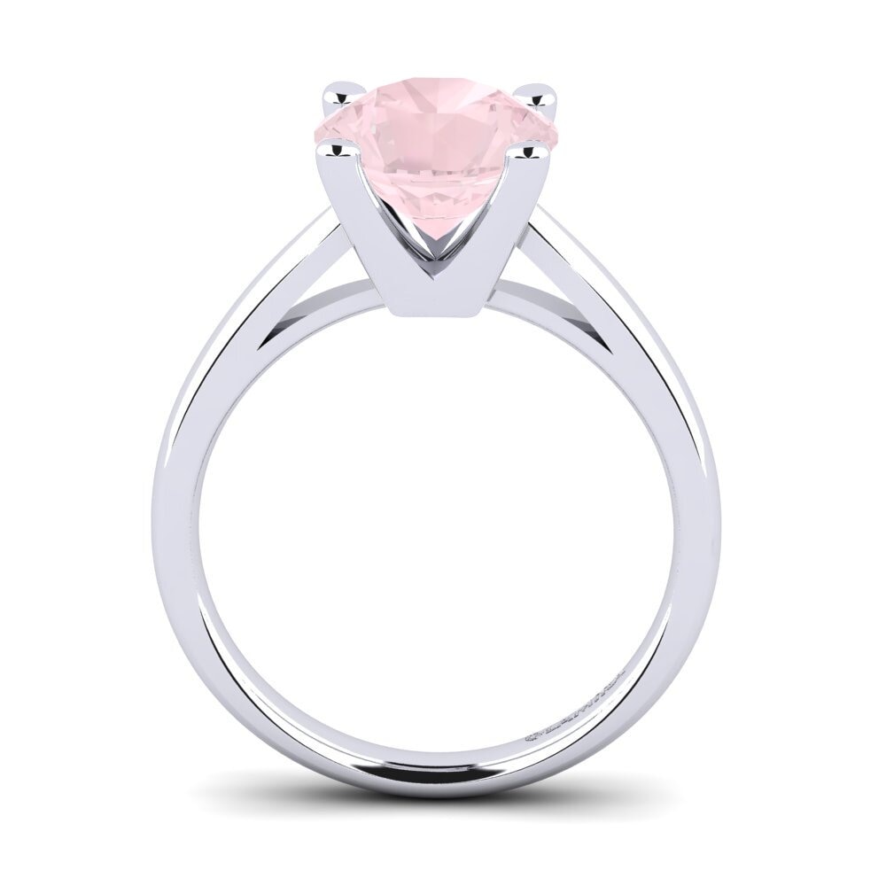 Cuarzo rosa Anillo de compromiso Grace 3.0crt