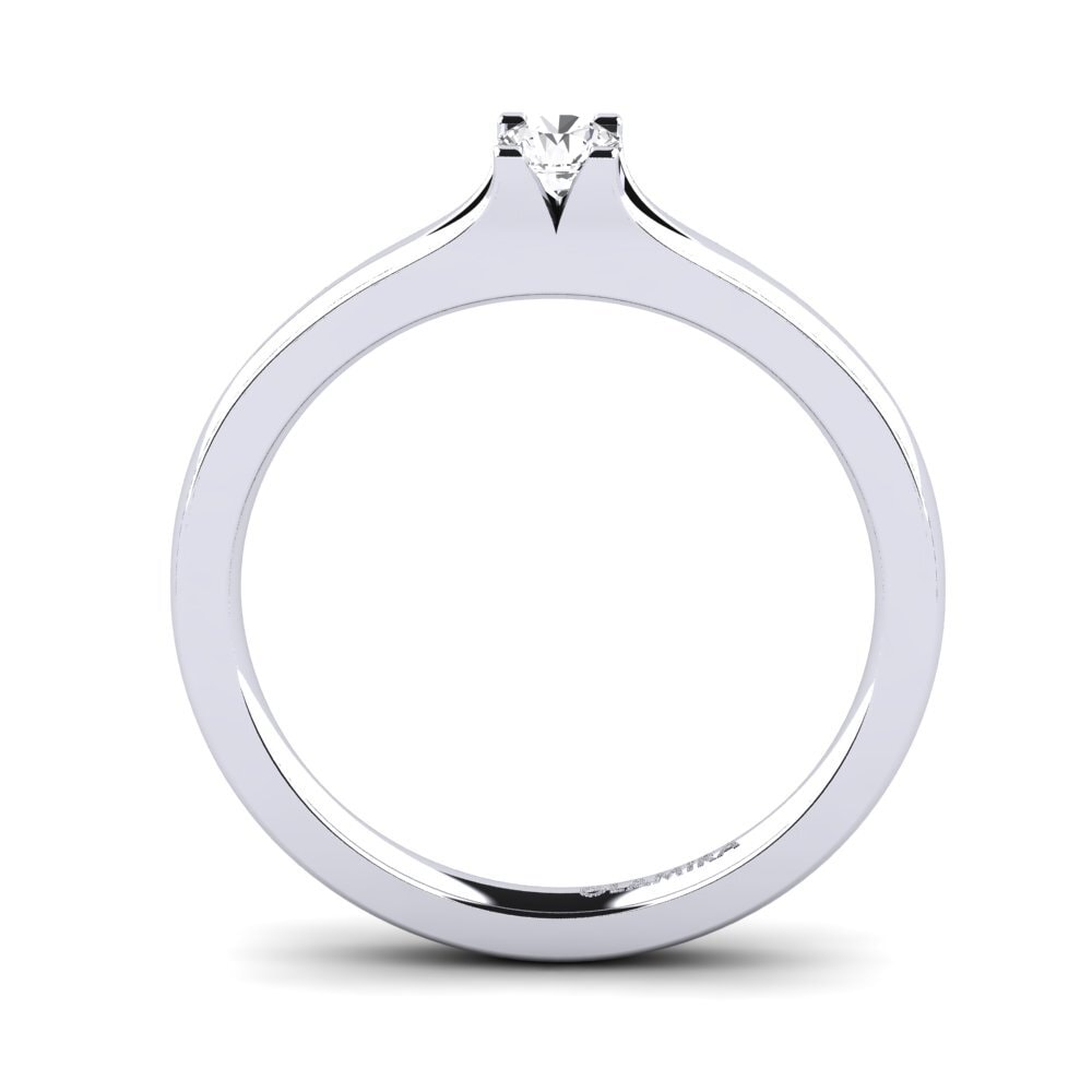 diamante-safira Anel de Noivado Henrietta 0.16crt