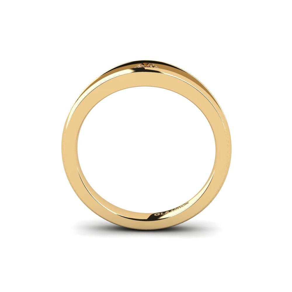 14ct Yellow Gold Brown Diamond Engagement Ring Jessica