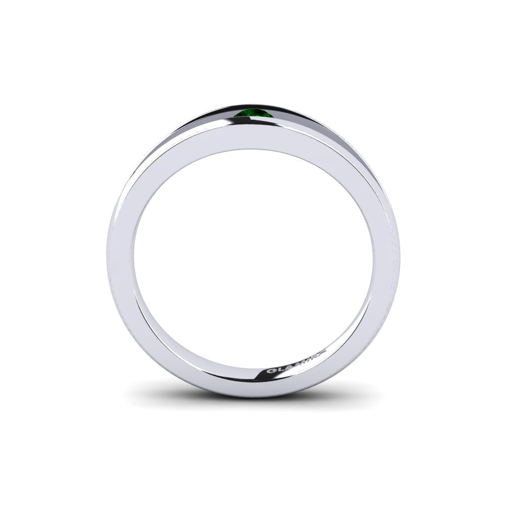 Green Zirconia Engagement Ring Jessica
