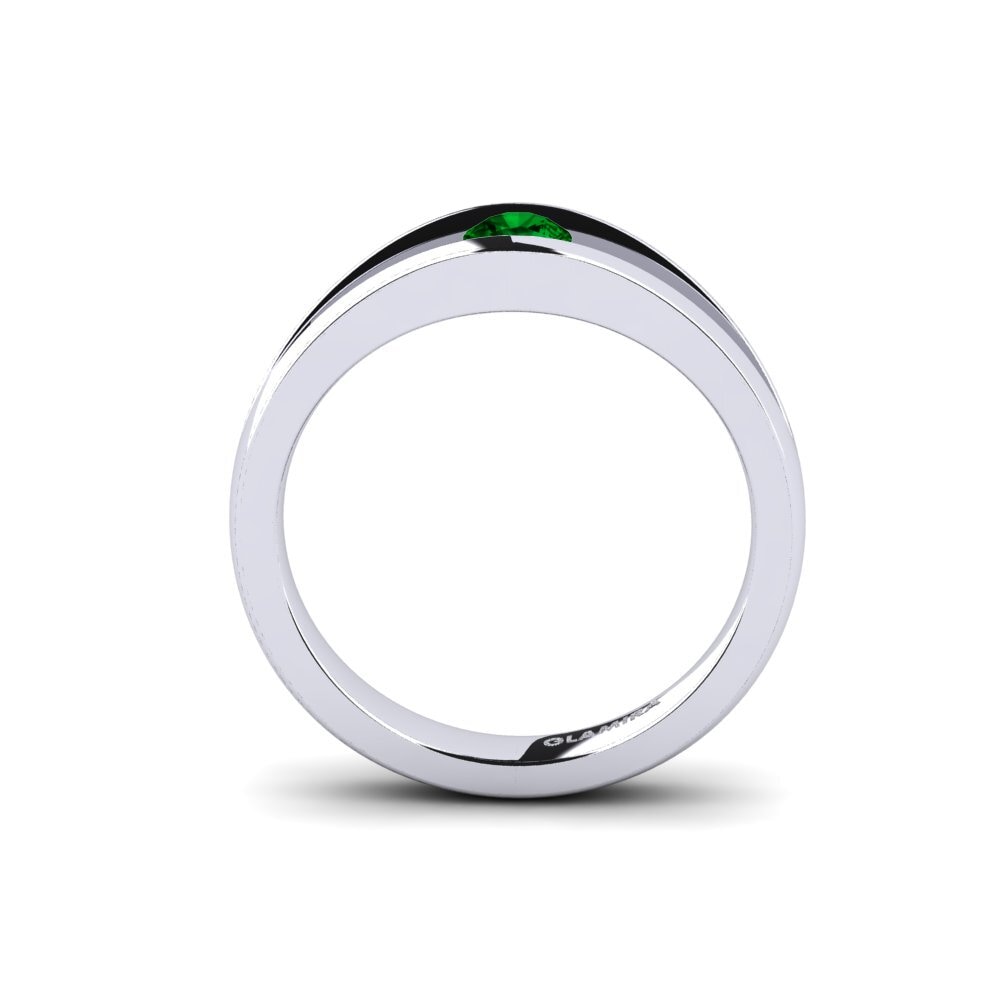Green Zirconia Engagement Ring Jessica 0.25crt