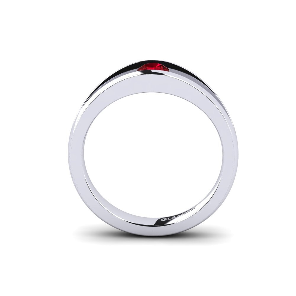 Red Zirconia Engagement Ring Jessica 0.25 crt