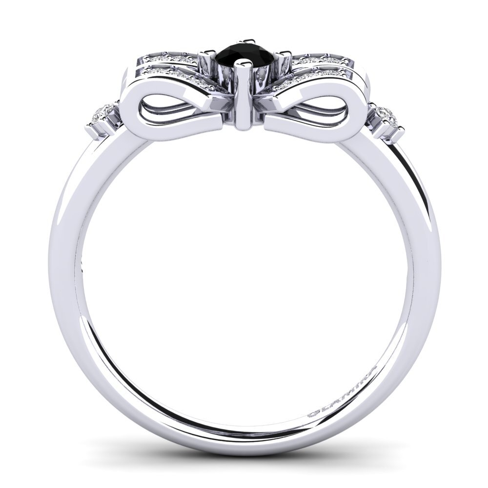 Black Diamond Engagement Ring Jueves