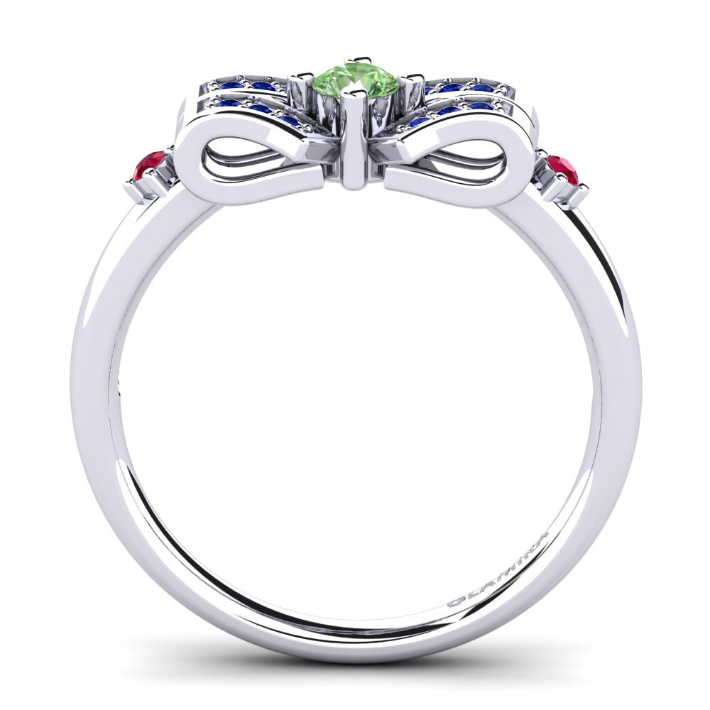 Green Diamond Engagement Ring Jueves
