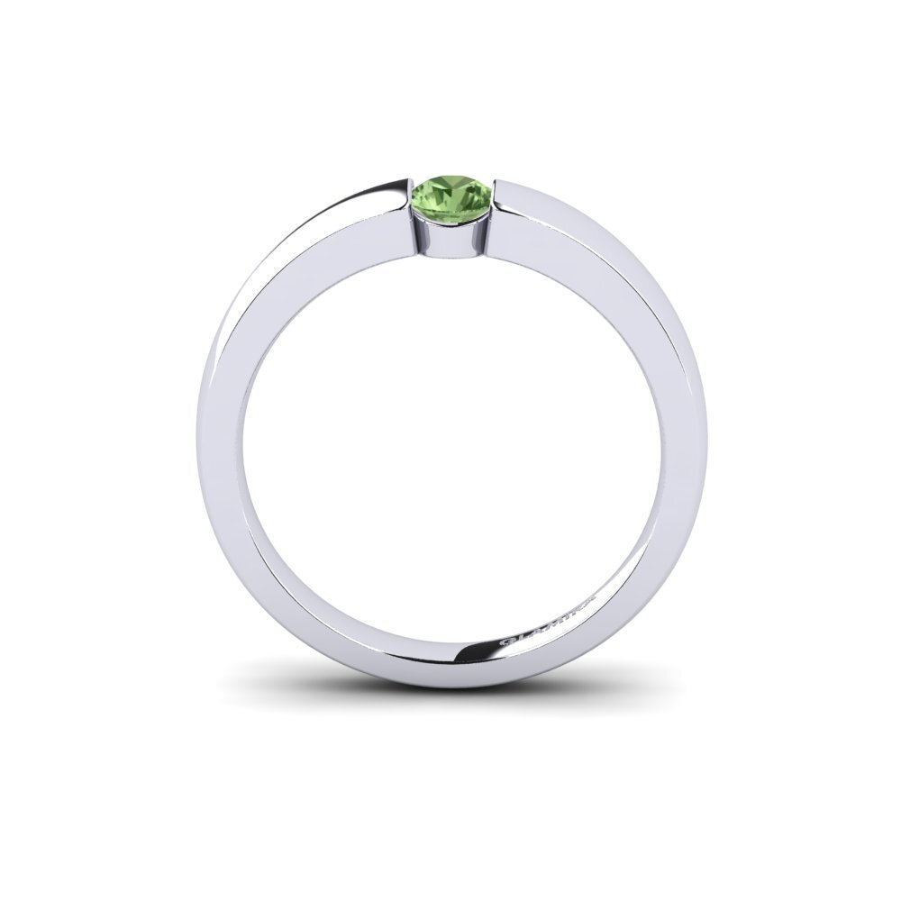 Green Sapphire Engagement Ring Lissy 0.25 crt