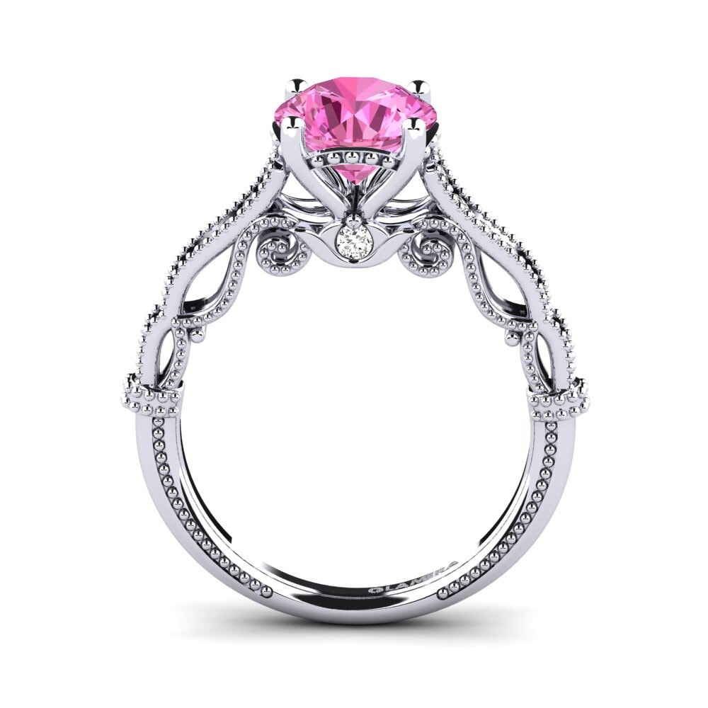 Topacio Rosa Anillo de compromiso Marilee