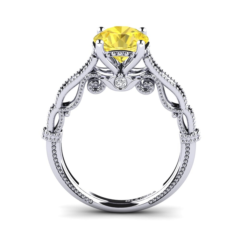 Yellow Sapphire Engagement Ring Marilee