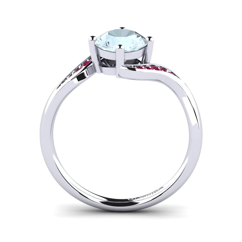 Aquamarine Engagement Ring Miguelina