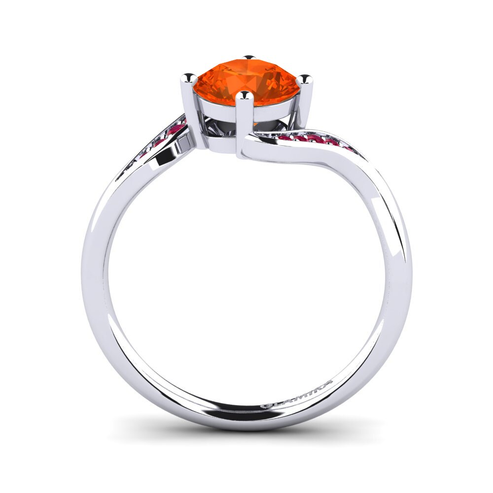 Fire Opal Engagement Ring Miguelina