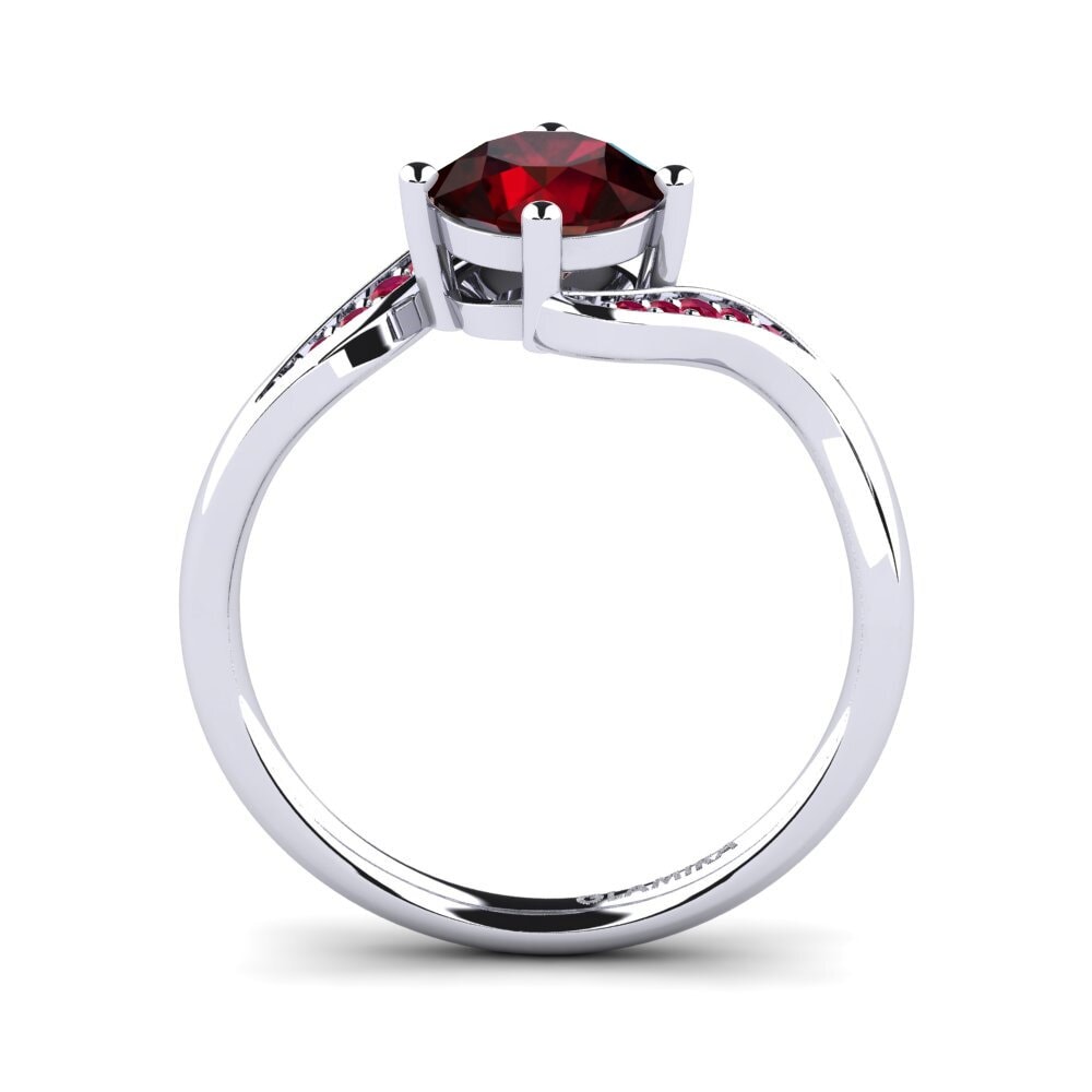 Garnet Engagement Ring Miguelina
