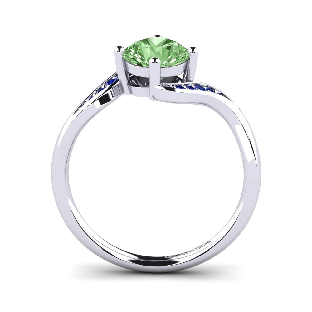 Green Diamond Engagement Ring Miguelina