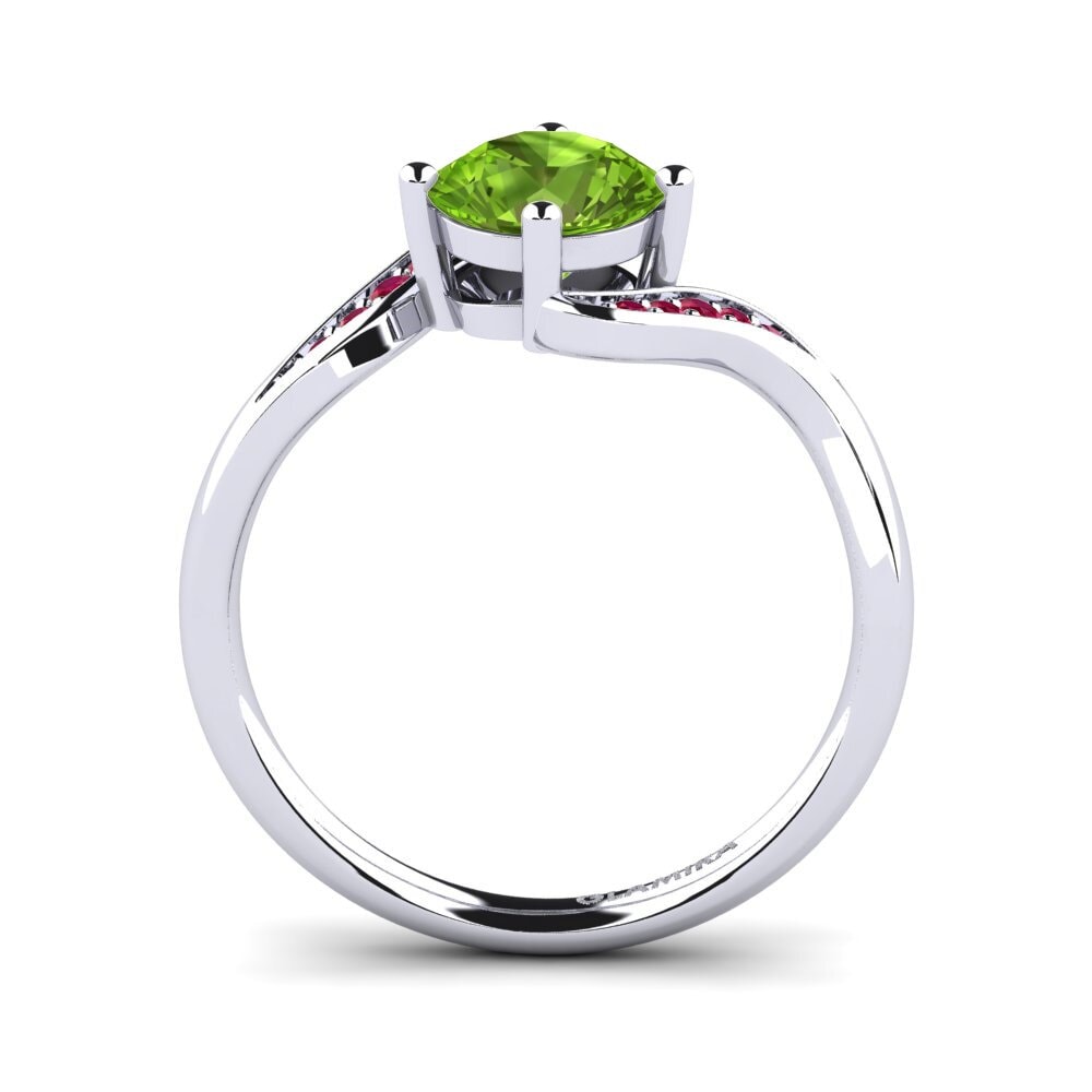 Peridot Engagement Ring Miguelina