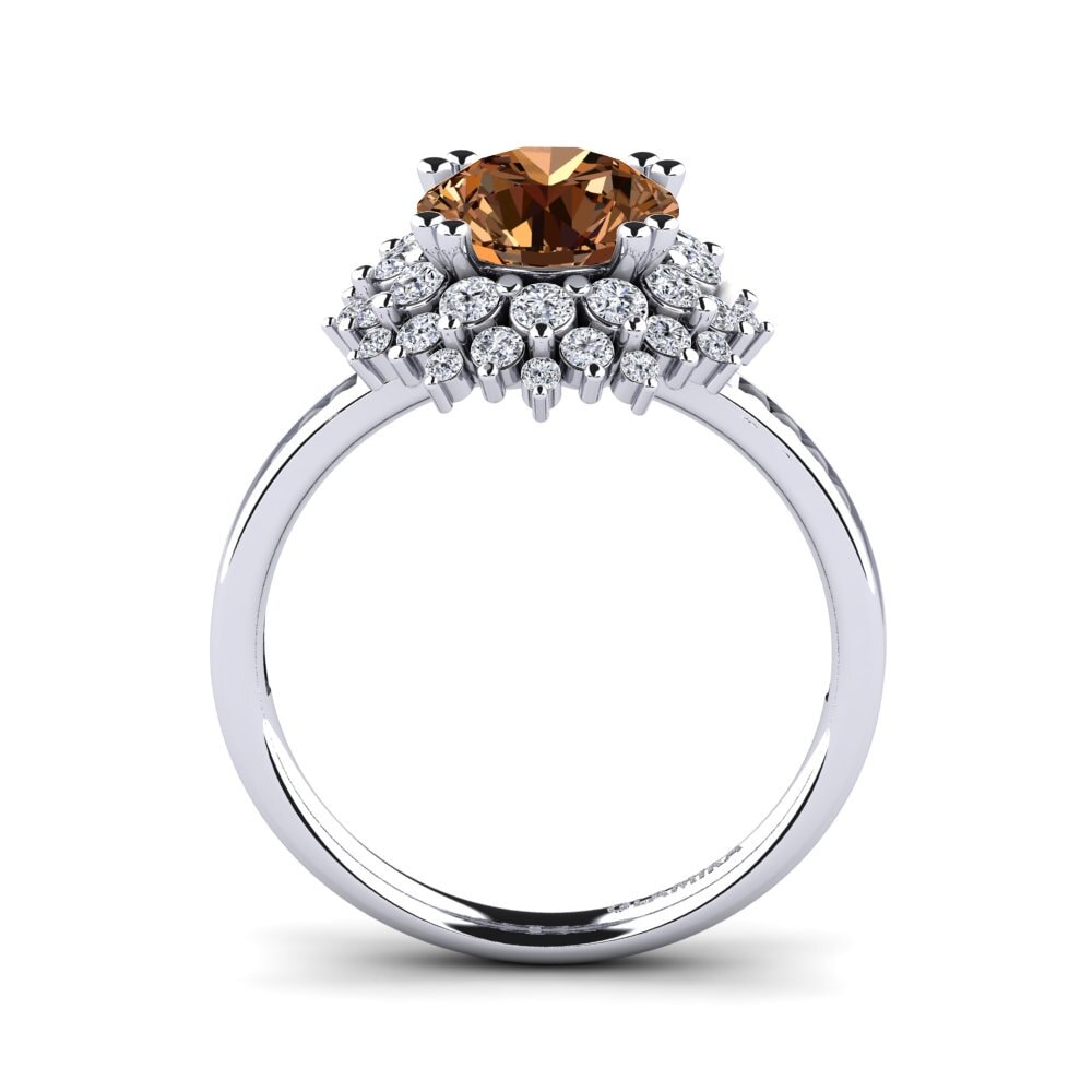 Brown Diamond Engagement Ring Muranda