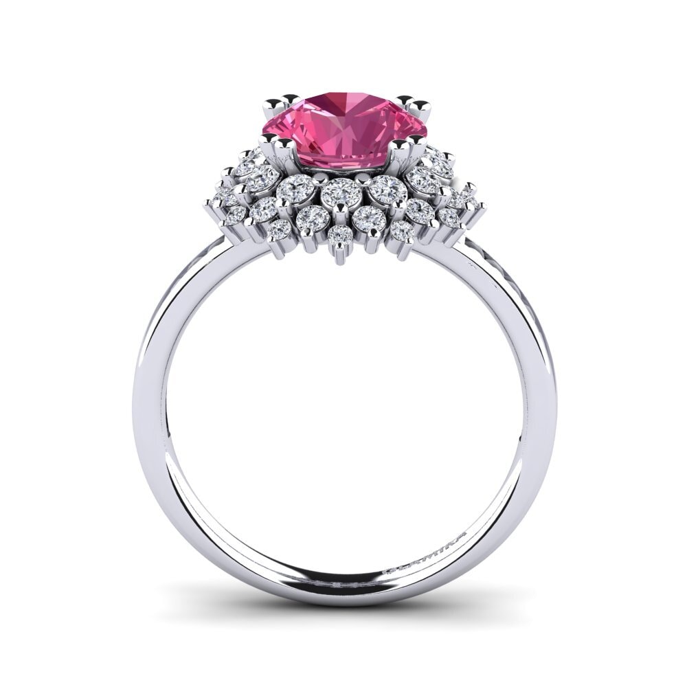 Pink Tourmaline Engagement Ring Muranda