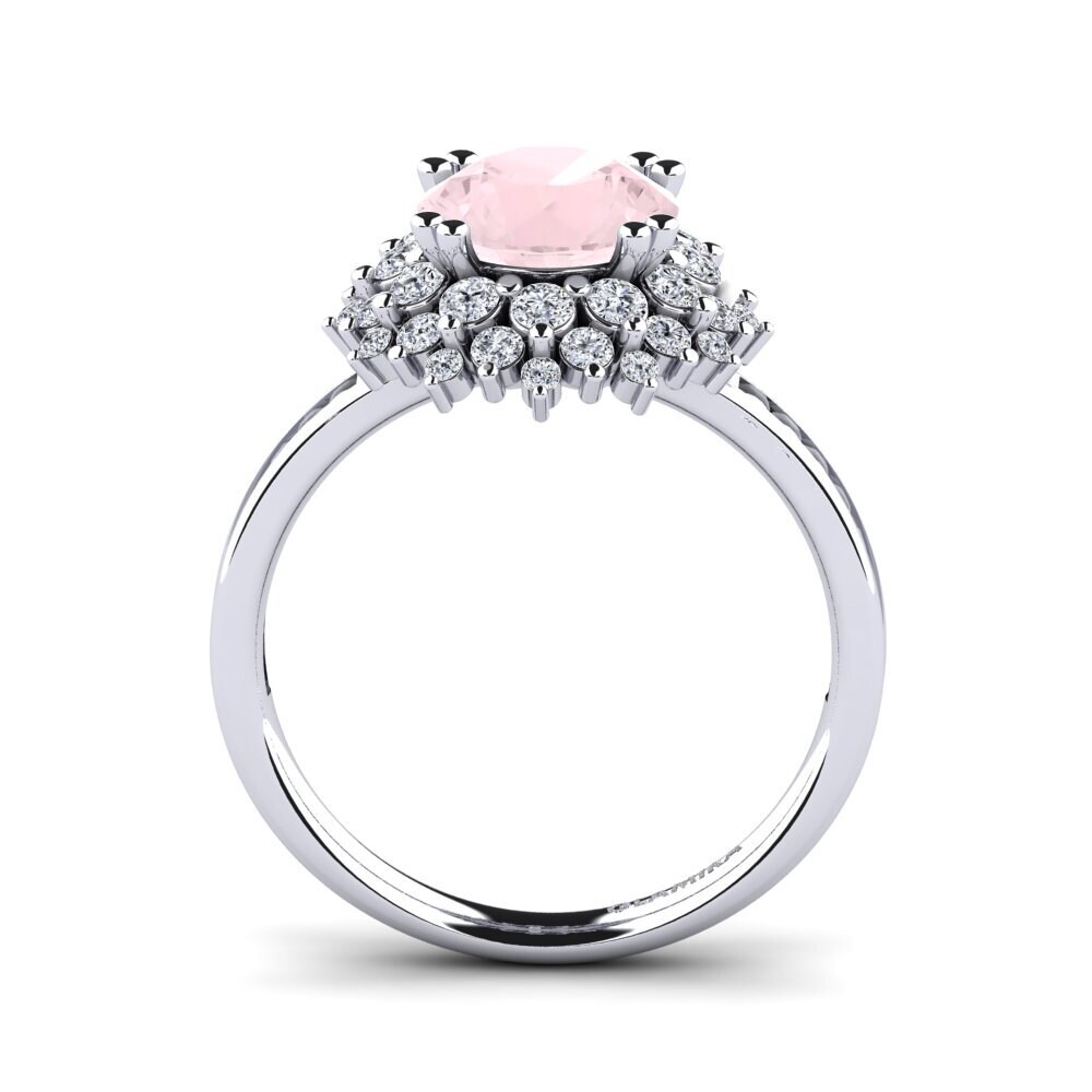 Rose Quartz Engagement Ring Muranda