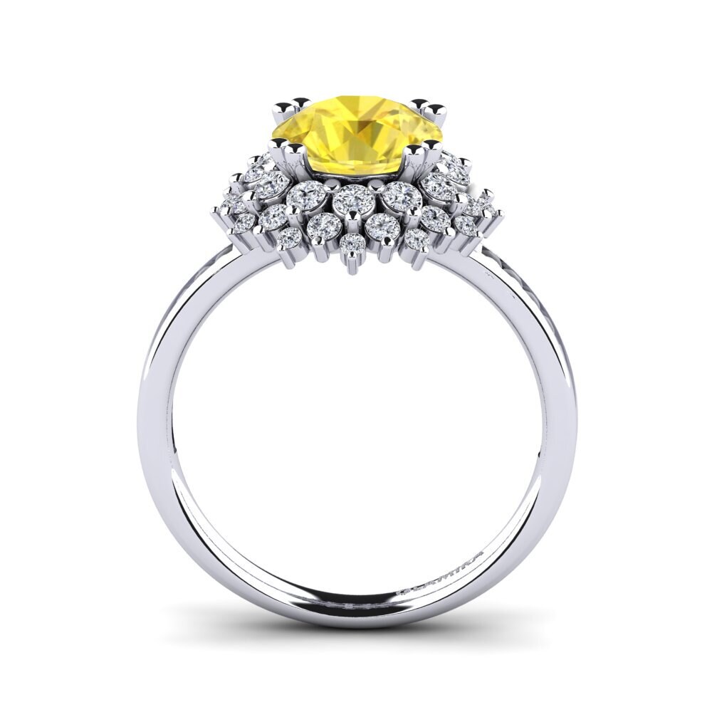 Yellow Sapphire Engagement Ring Muranda