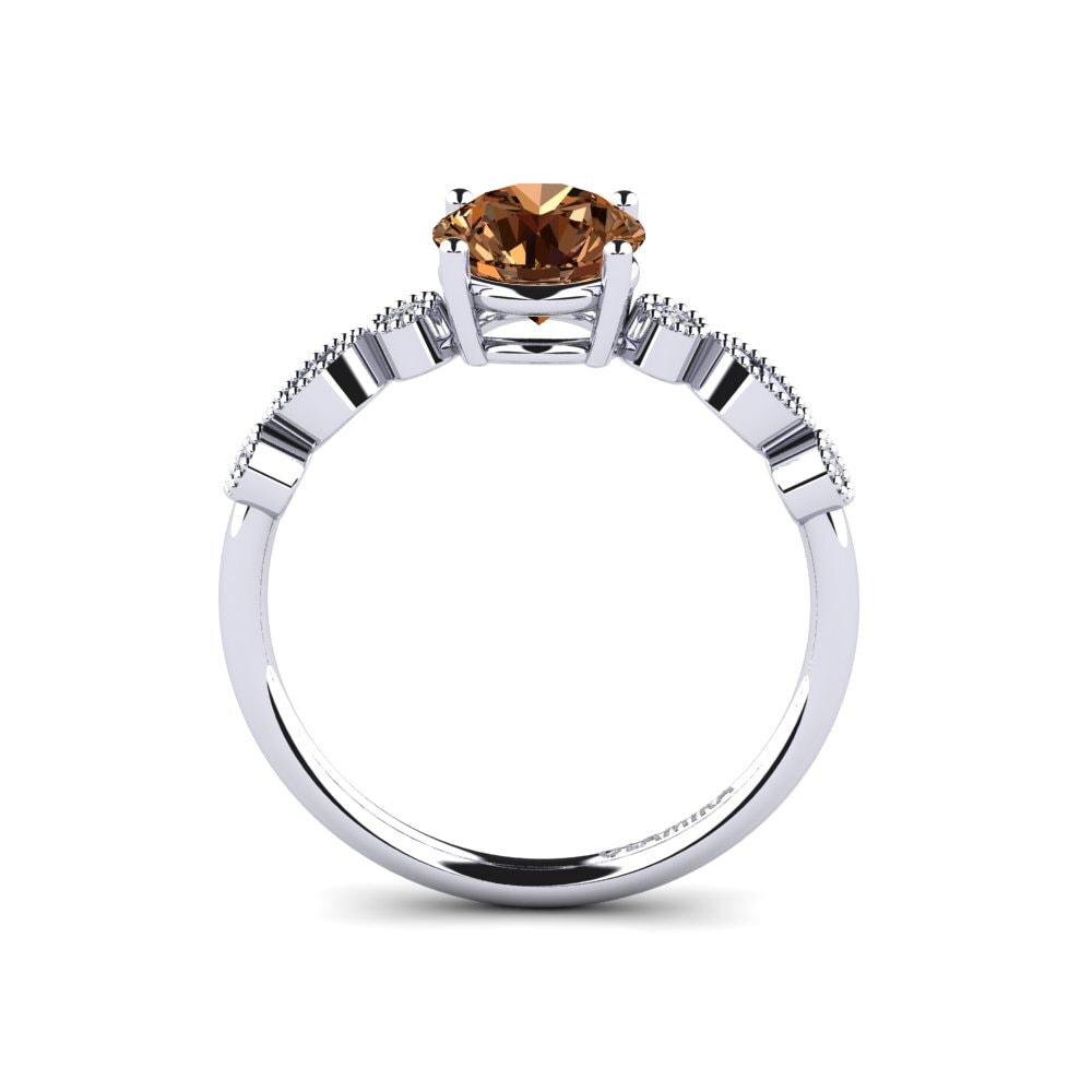 Brown Diamond Engagement Ring Naola