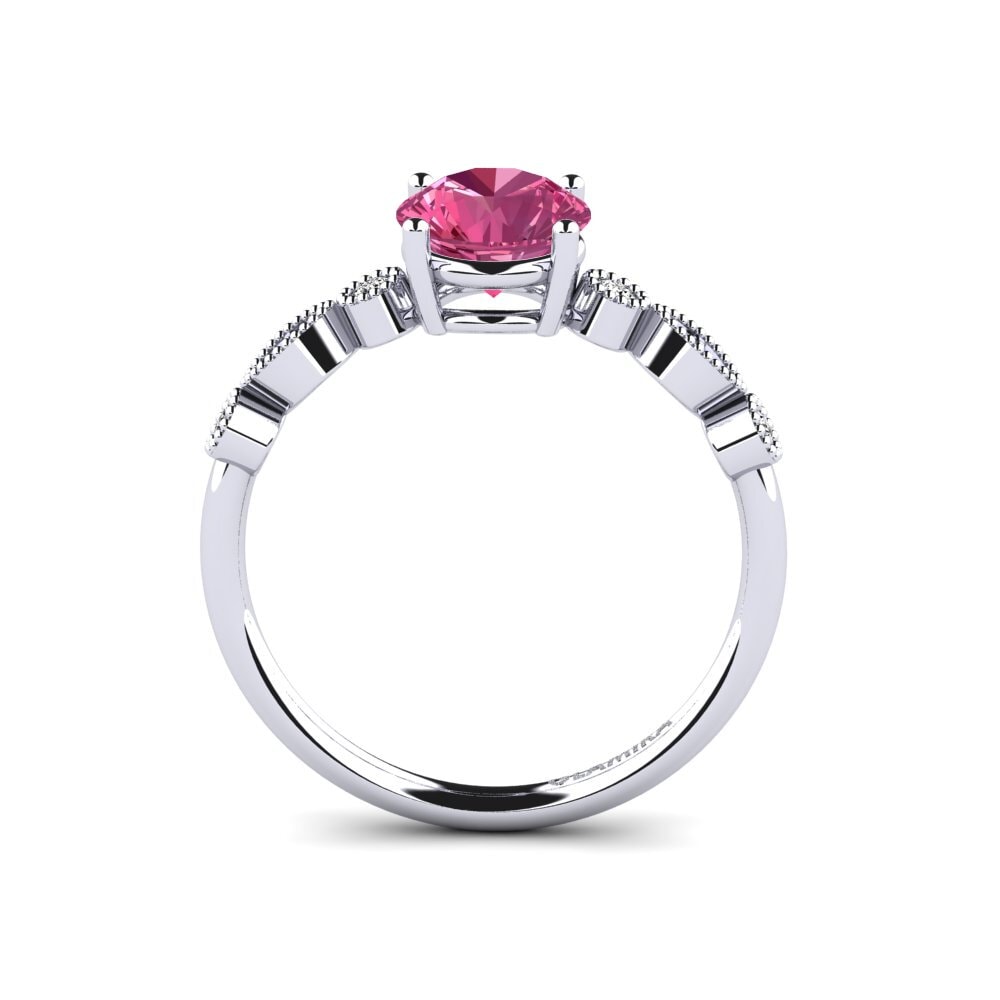 Rosa Turmalin Verlobungsring Naola