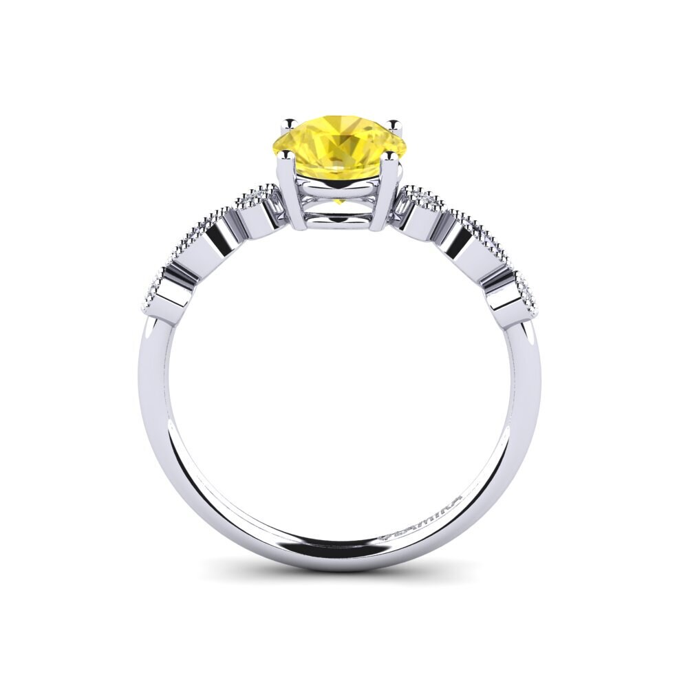 Yellow Sapphire Engagement Ring Naola