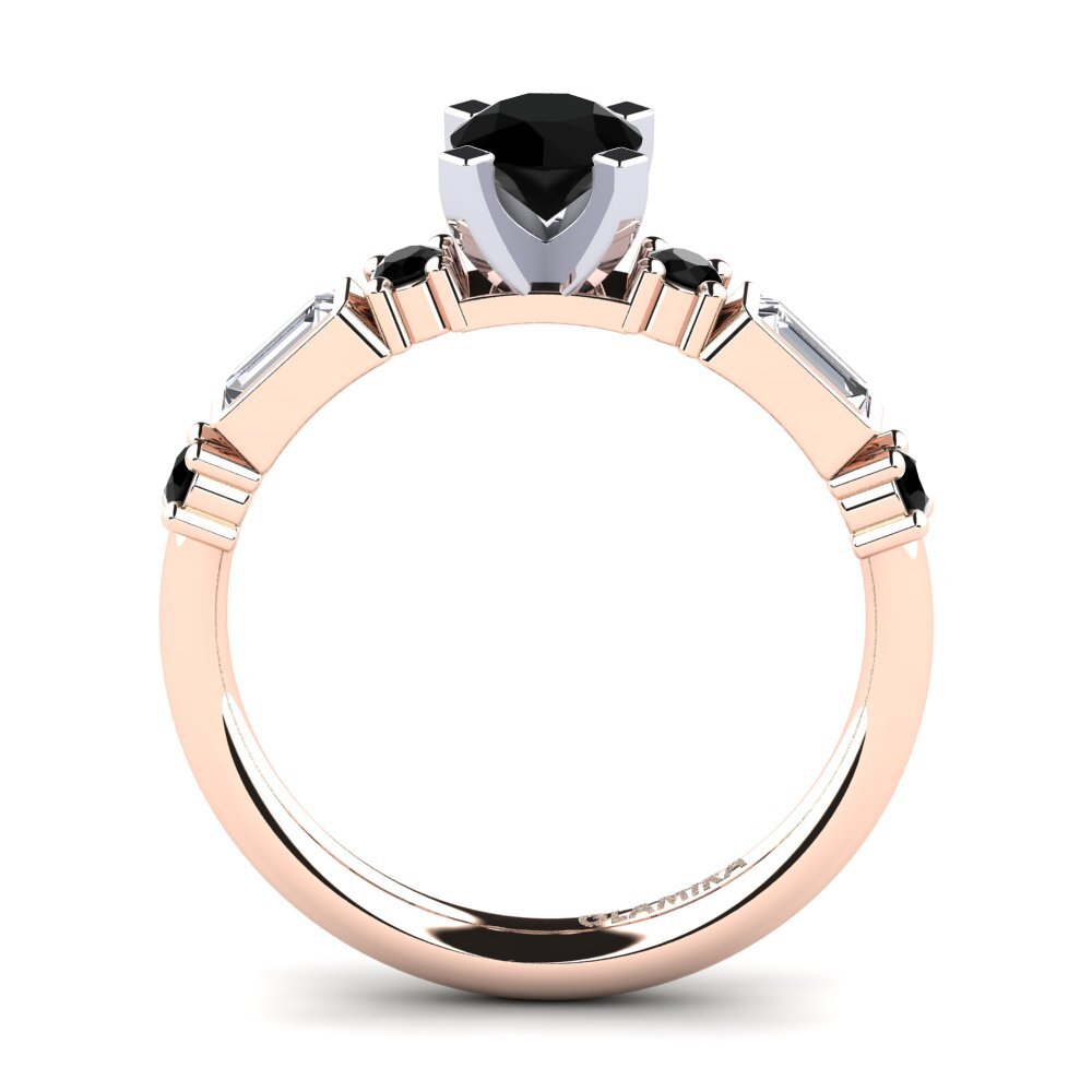 Black Diamond Engagement Ring Palawan