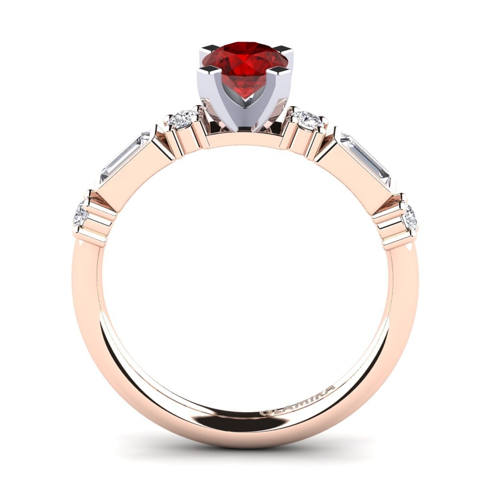 Ruby (Lab Created) Engagement Ring Palawan