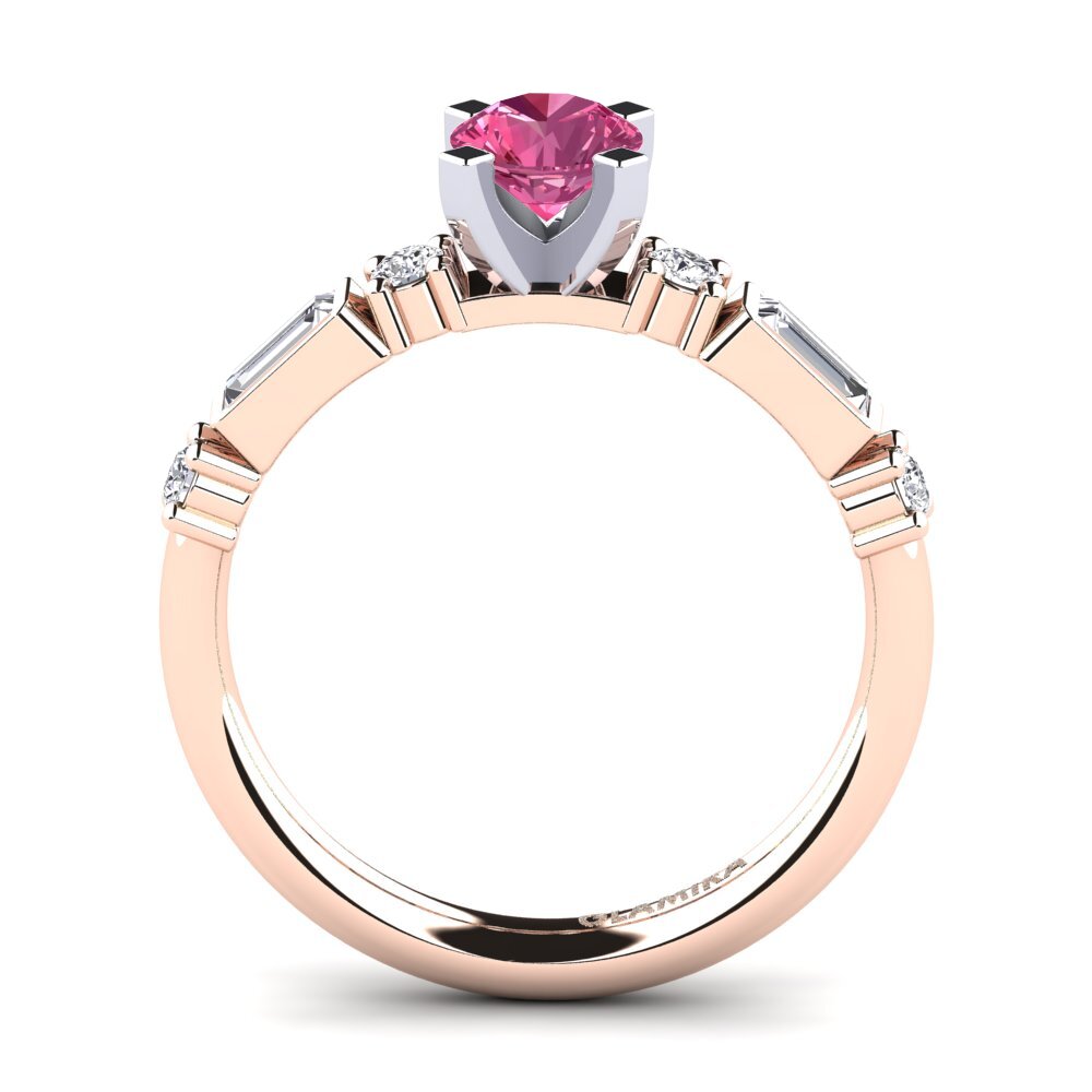 Pink Tourmaline Engagement Ring Palawan